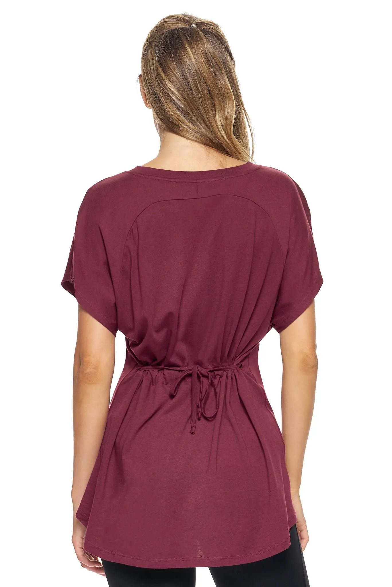 MC212 MoCA™ V-Neck Cinch Back Tee