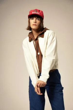 Mechanics Women's Garage Zip Jacket - Egret White