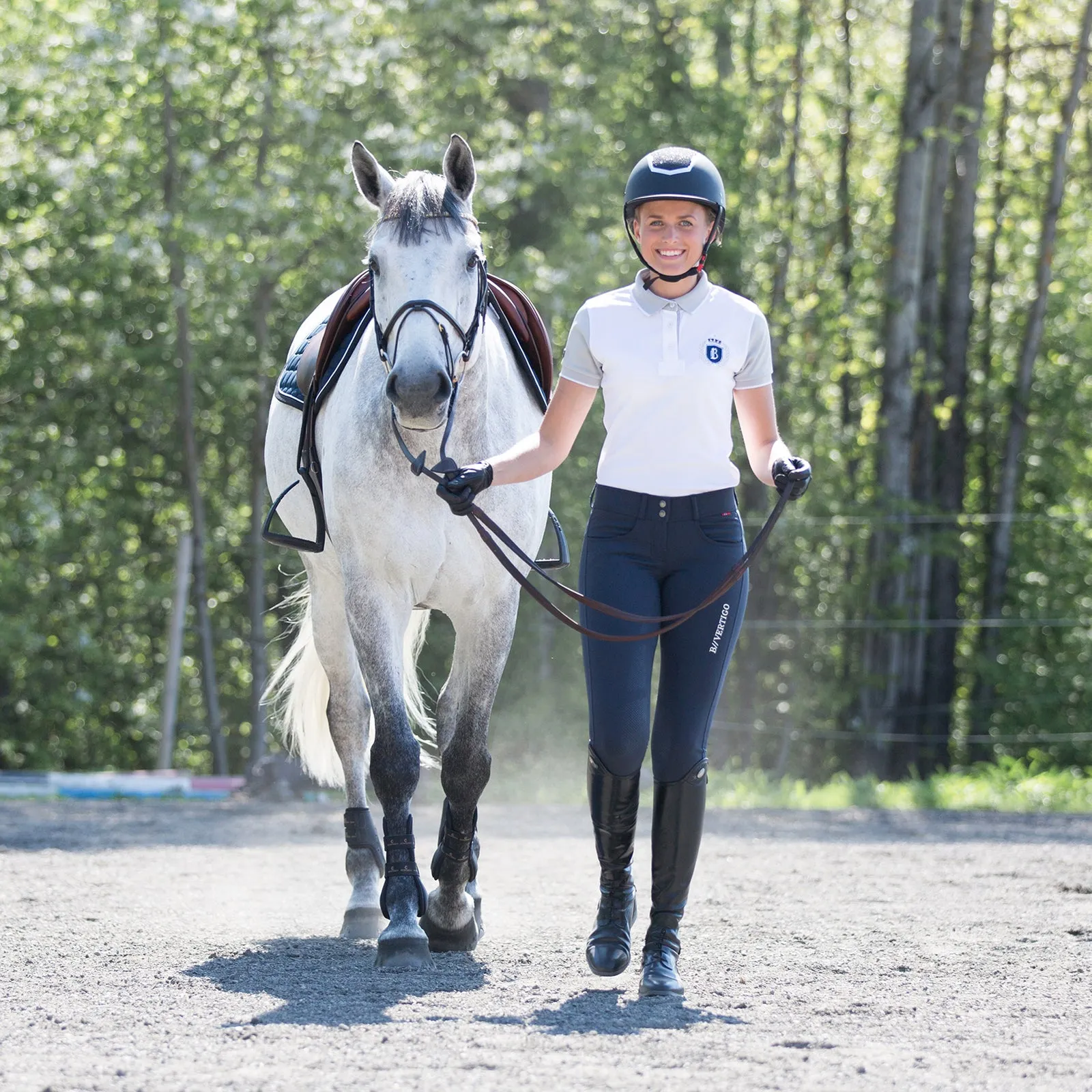 Meghan Women's Silicone Full Seat Breeches by B Vertigo