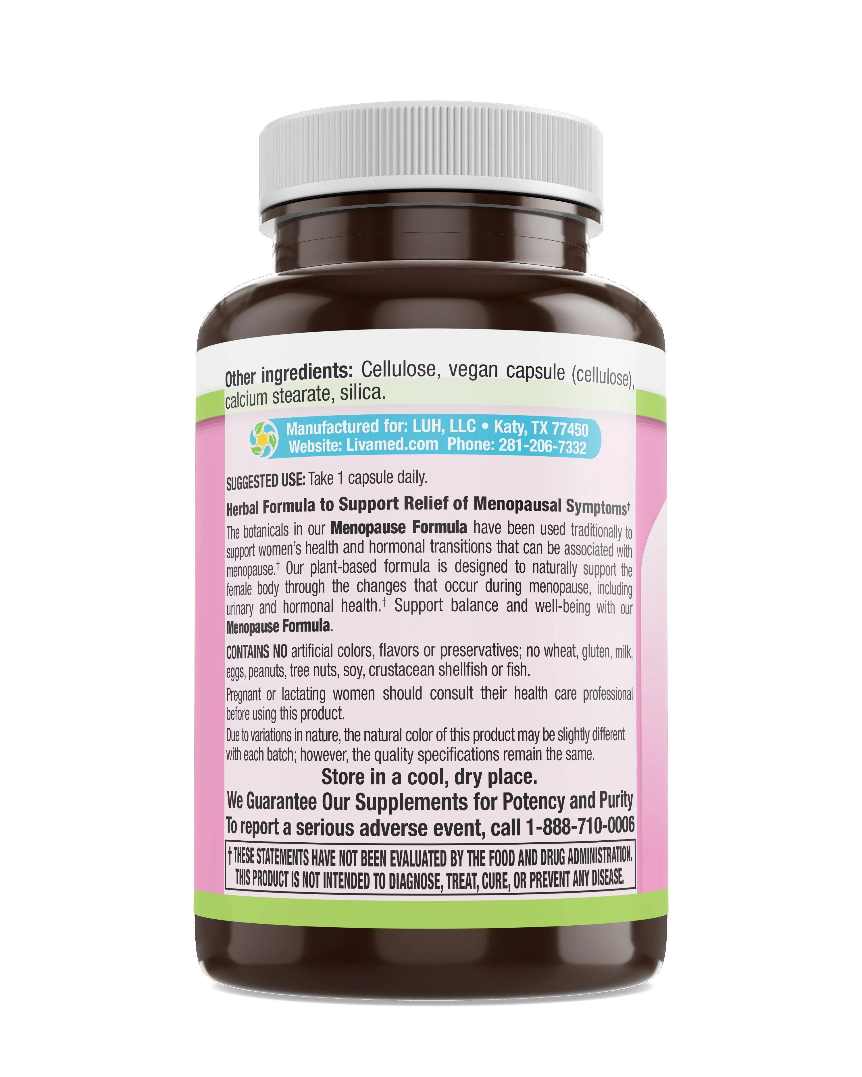 Menopause Formula Veg Caps 90 Count