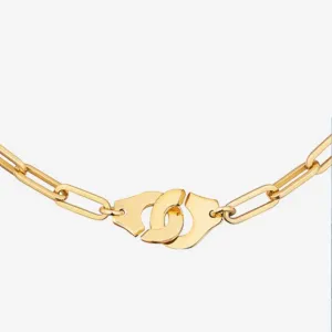 Menottes Din Van R15 Yellow Gold Necklace
