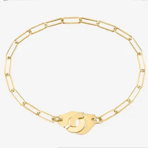 Menottes Dinh Van R10 Bracelet Medium Yellow Gold