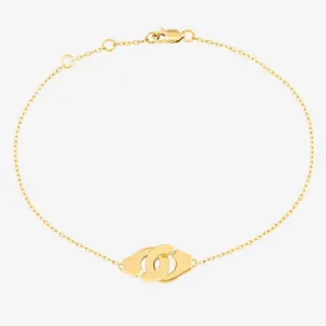 Menottes Dinh Van R8 Bracelet Small Yellow Gold