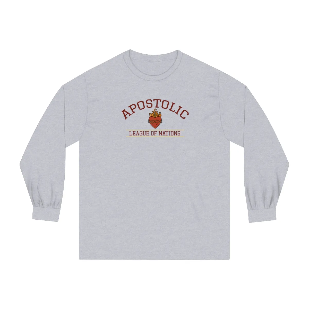 Men's long sleeve christian Catholic long sleeve Traditional religious Christmas gift shirt