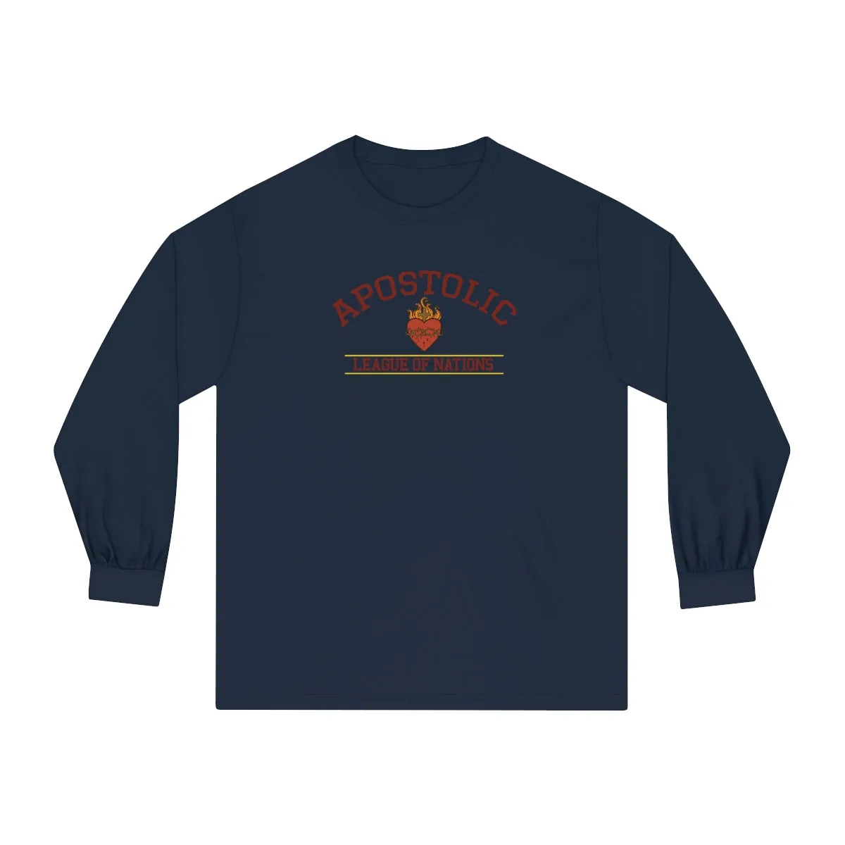 Men's long sleeve christian Catholic long sleeve Traditional religious Christmas gift shirt