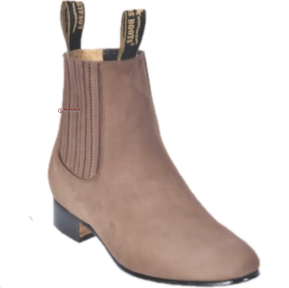 Men’s Los Altos Nobuck Suede Finish Charro Boots