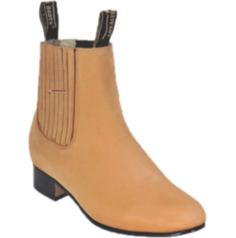 Men’s Los Altos Nobuck Suede Finish Charro Boots