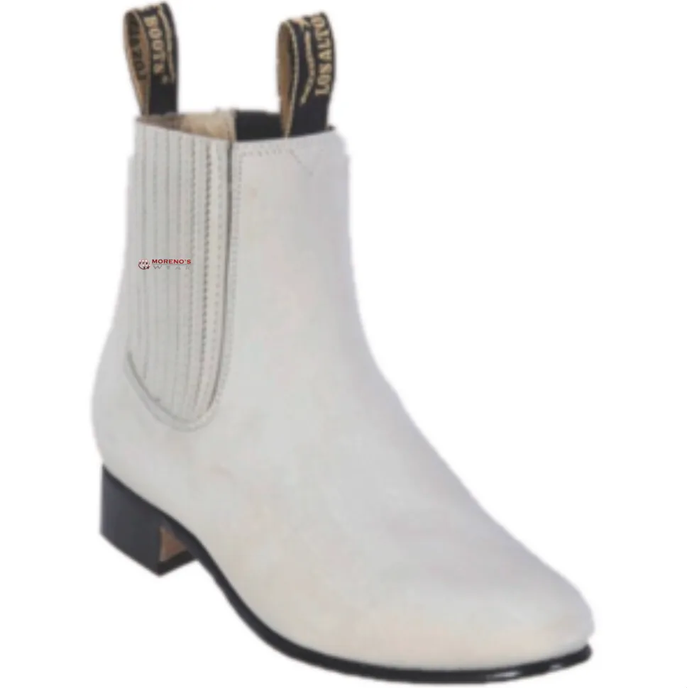 Men’s Los Altos Nobuck Suede Finish Charro Boots
