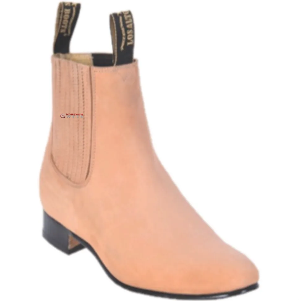 Men’s Los Altos Nobuck Suede Finish Charro Boots