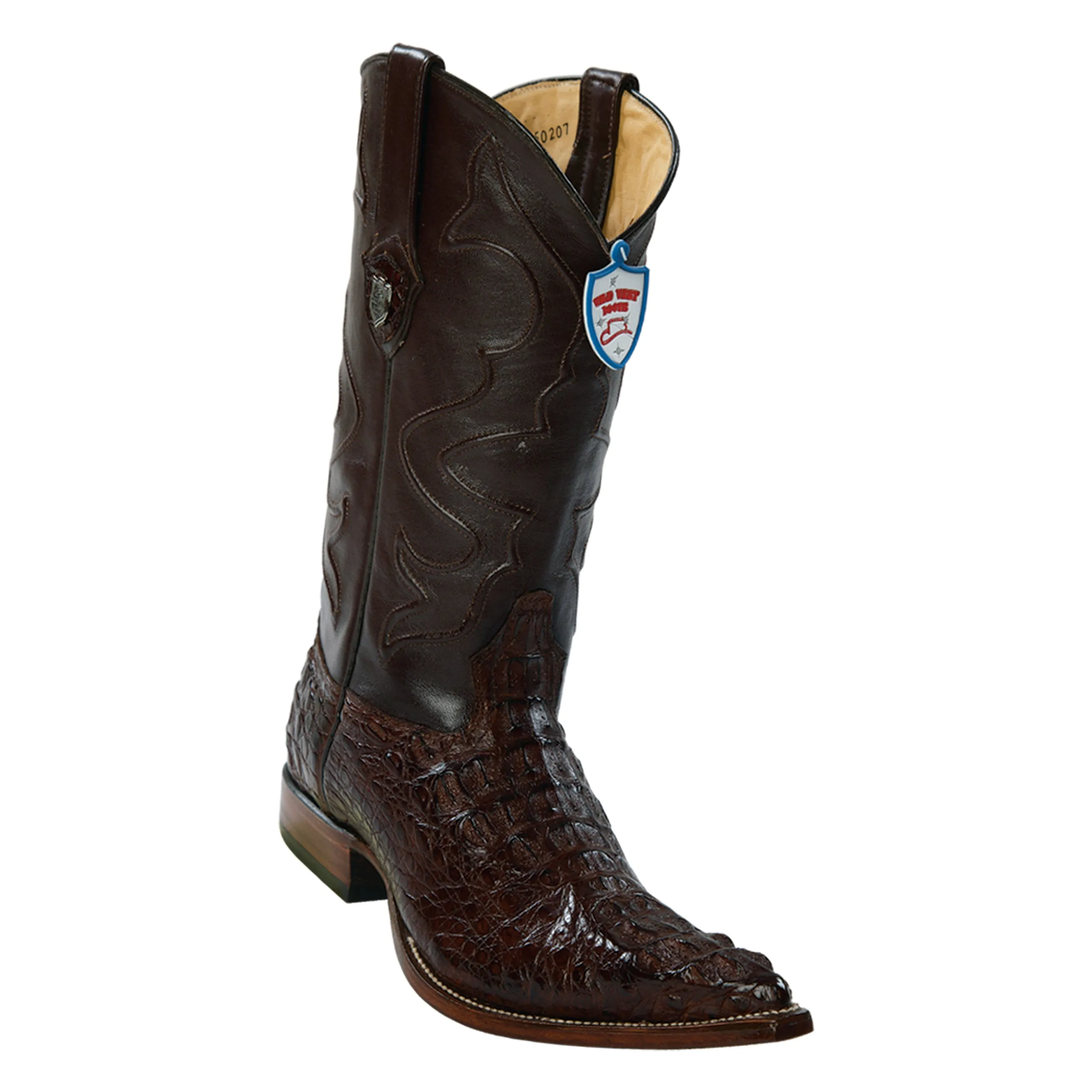 Men's Wild West Caiman Hornback Boots 3x Toe