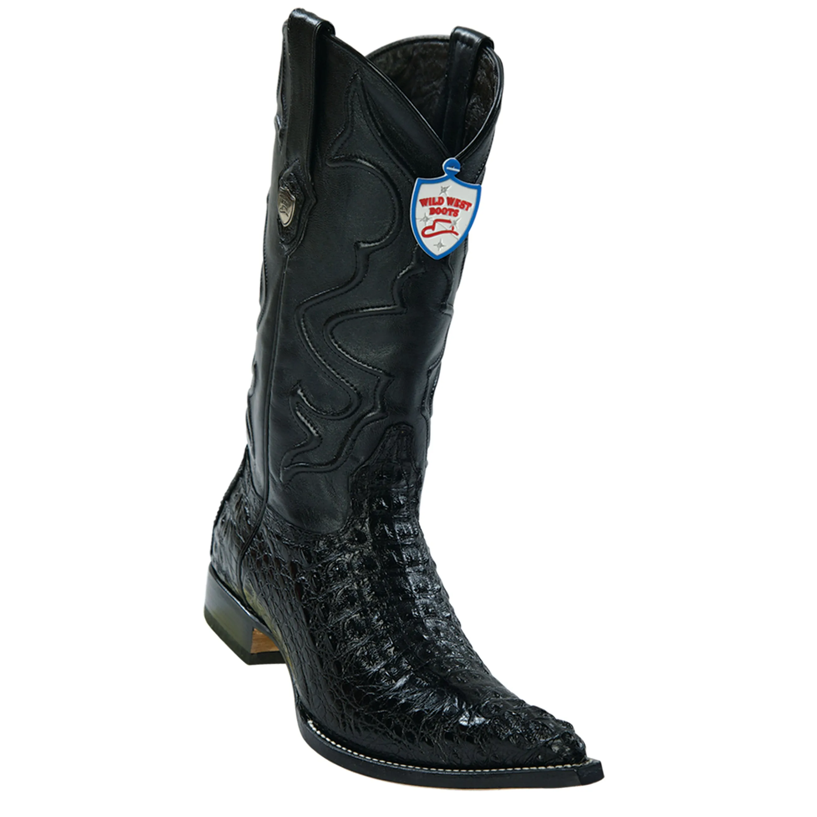 Men's Wild West Caiman Hornback Boots 3x Toe