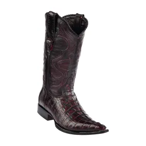 Men's Wild West Caiman Tail Boots 3x Toe