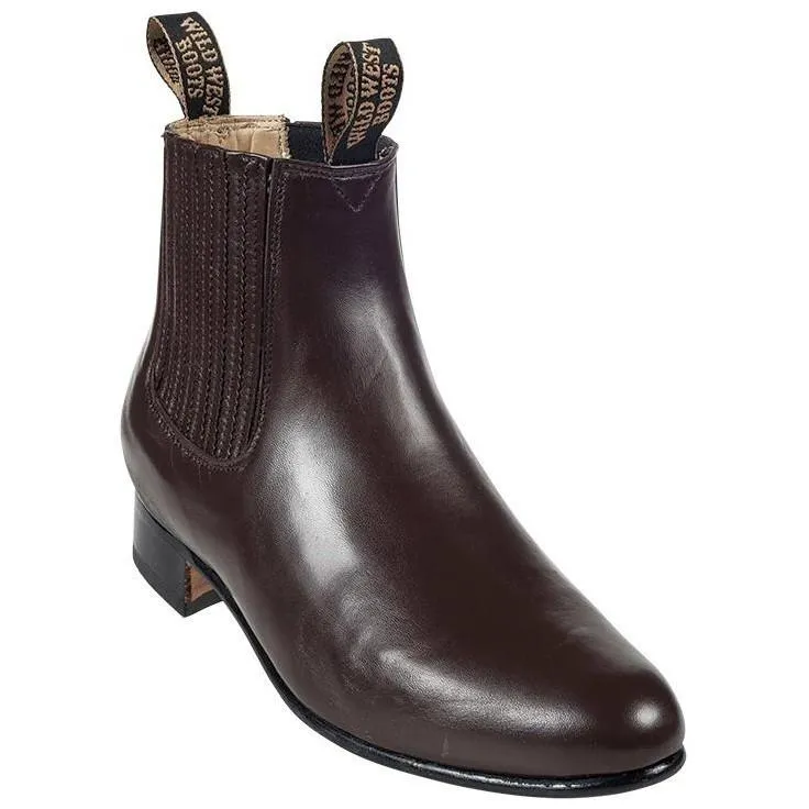 Men's Wild West Deer Charro Boots