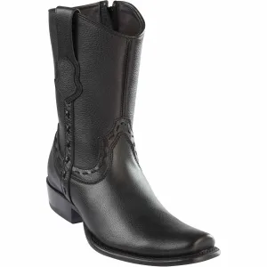 Men's Wild West Genuine Leather Dubai Toe Short Boots 279B27