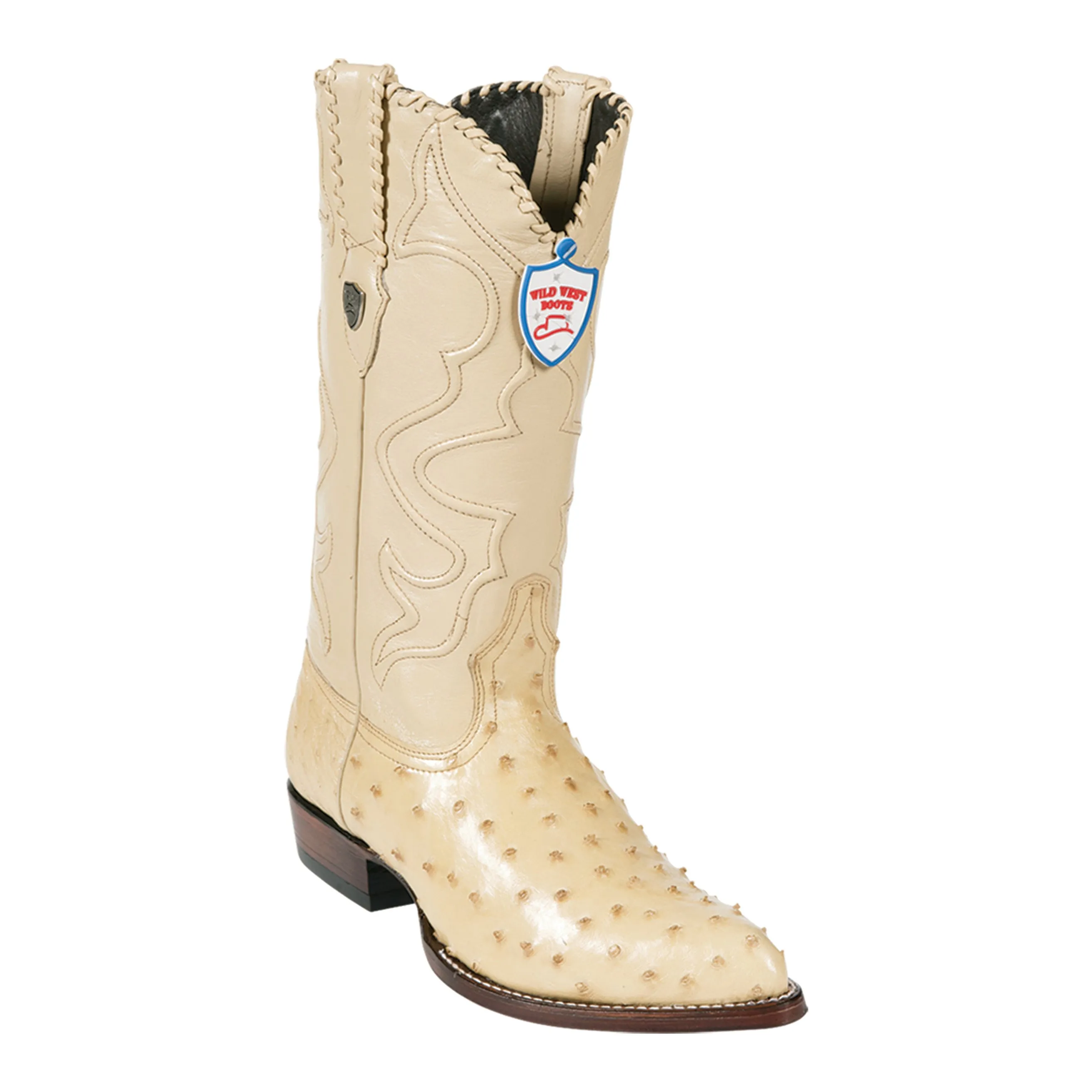 Men's Wild West Ostrich Boots J Toe
