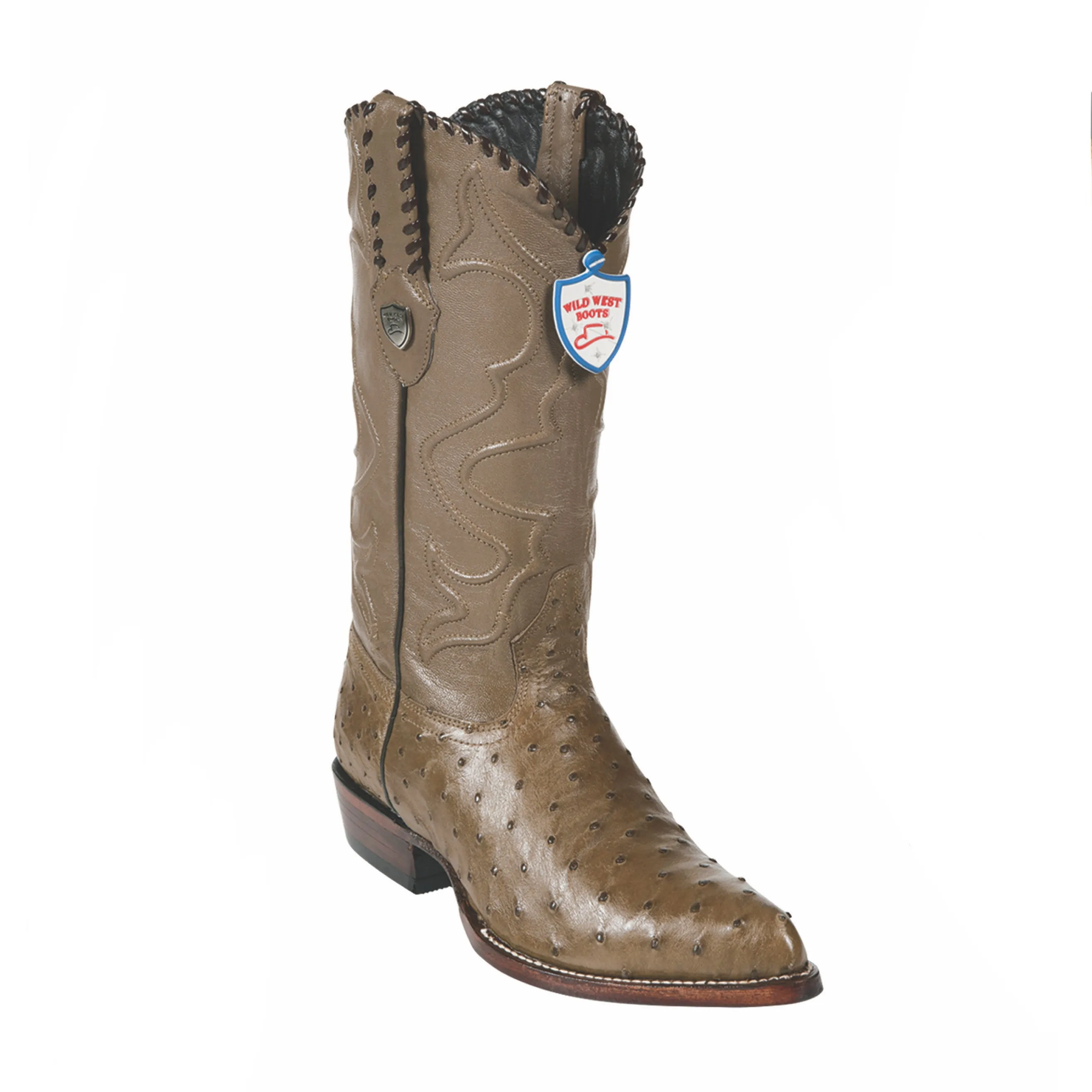 Men's Wild West Ostrich Boots J Toe