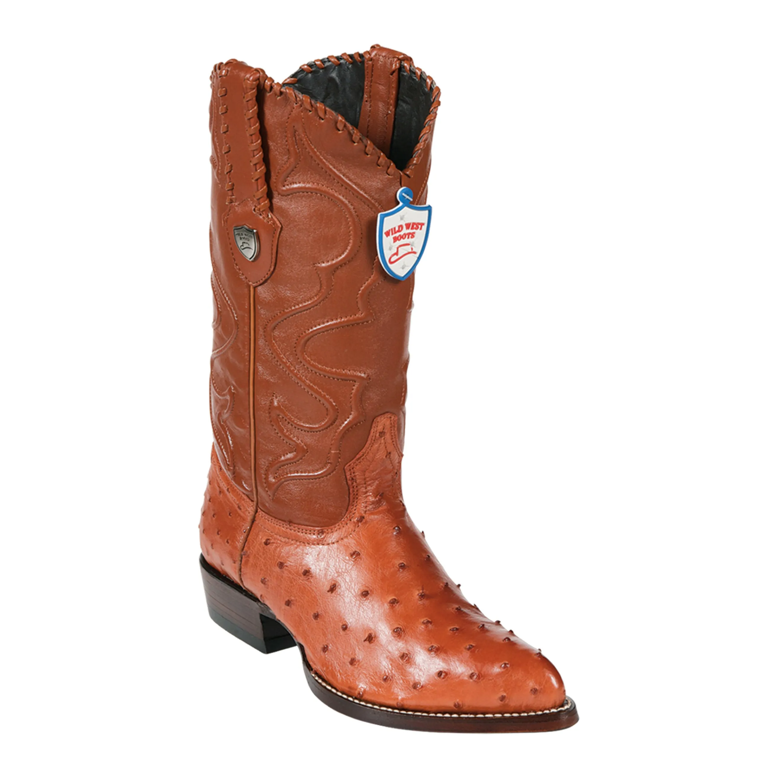 Men's Wild West Ostrich Boots J Toe