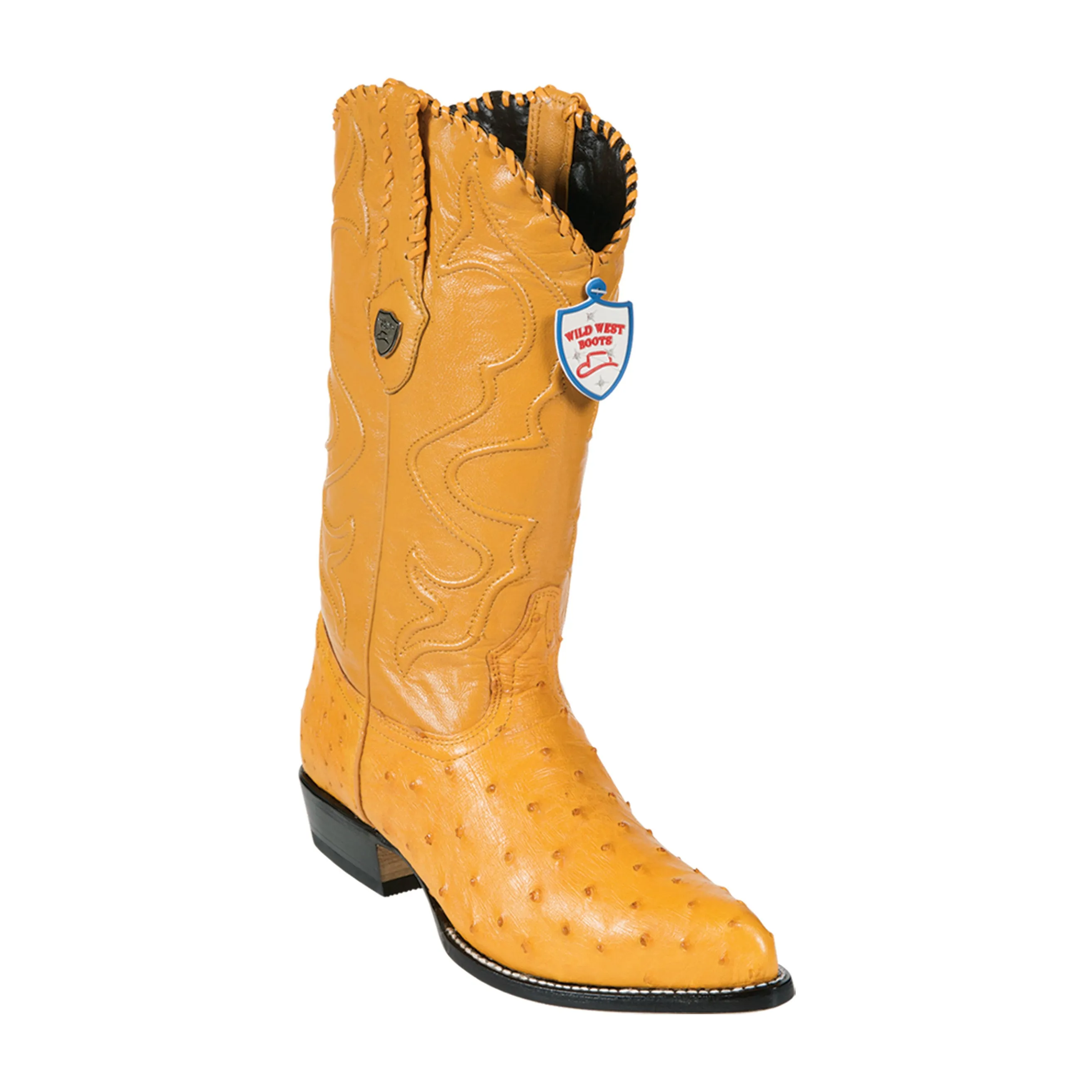Men's Wild West Ostrich Boots J Toe