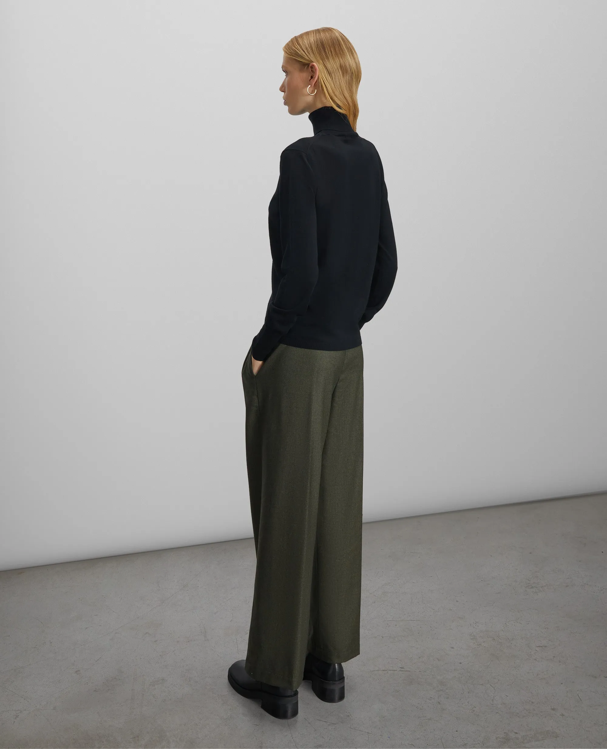 Merino Wool Turtleneck Jumper