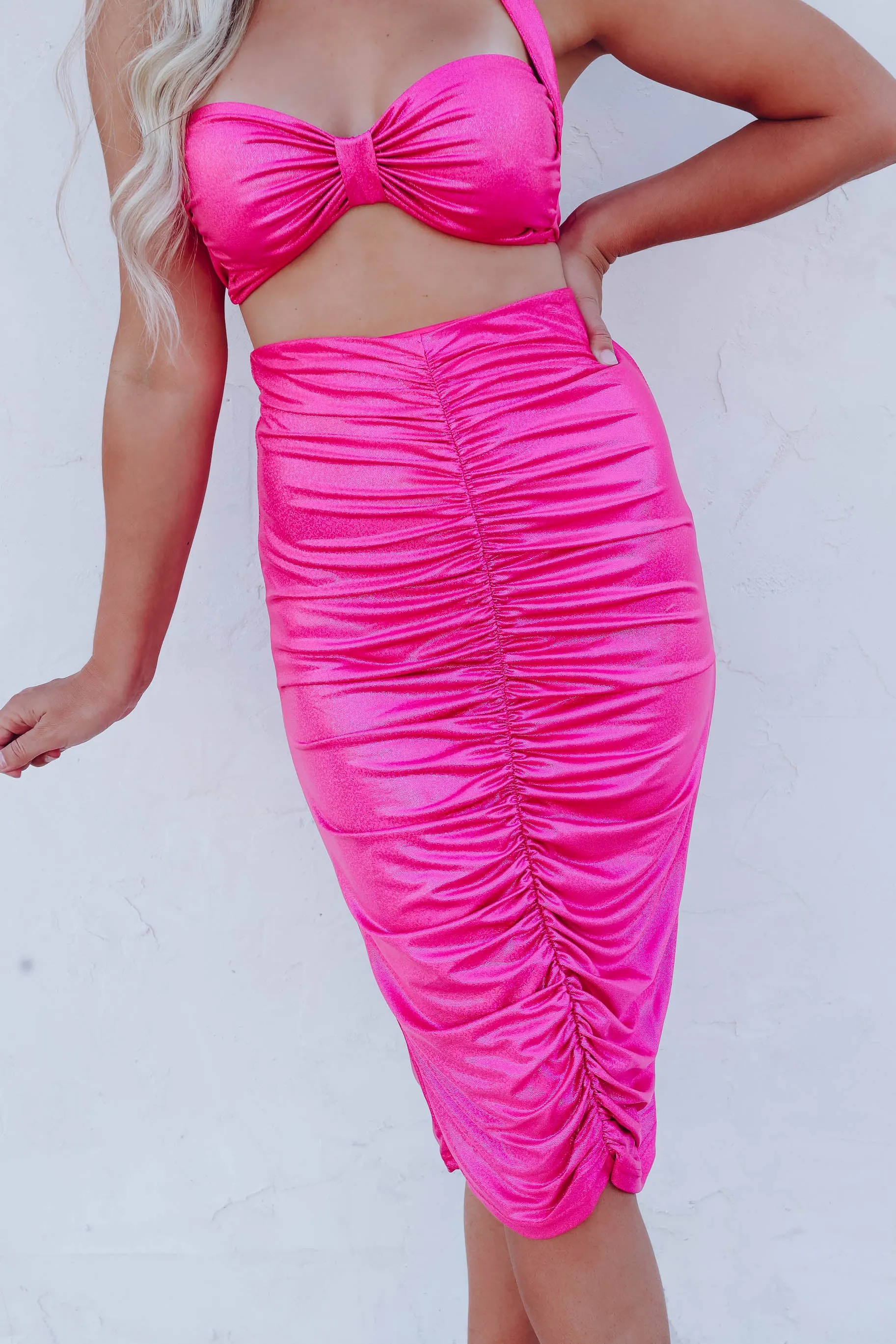 Mermaid Vibes Costume Set - Fuschia