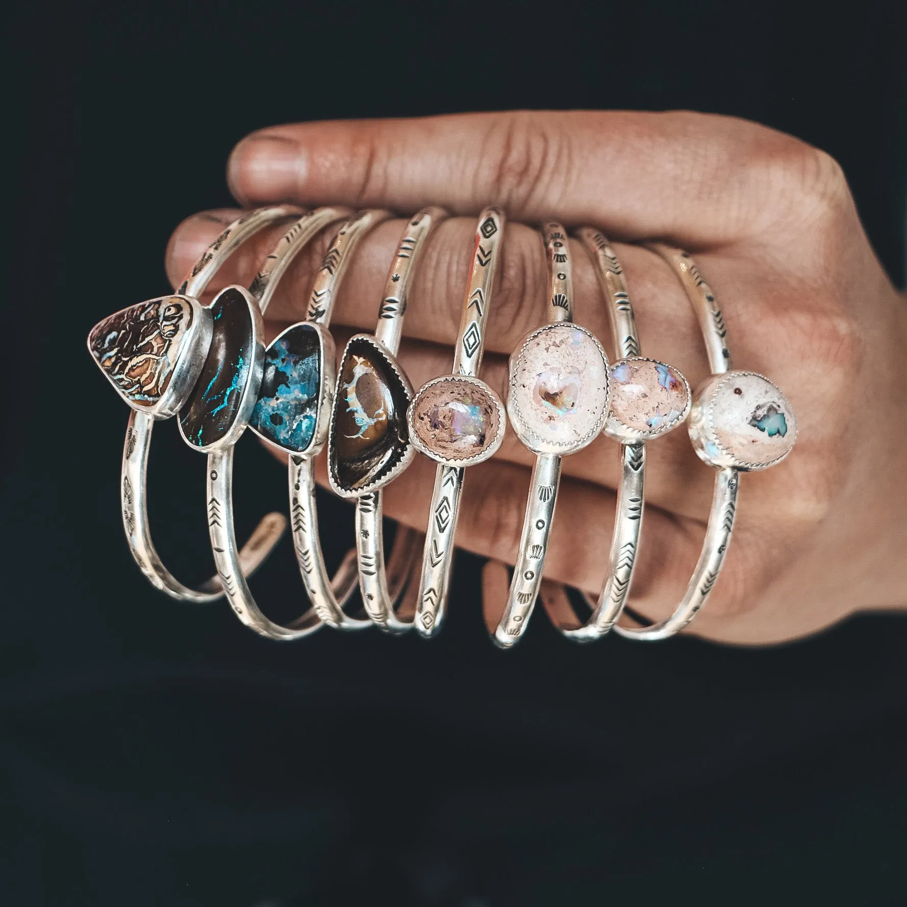 Mexican Opal Cuff #4