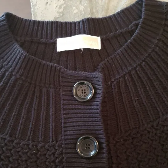 MICHAEL KORS WOMEN'S knit chunky black SWEATER M