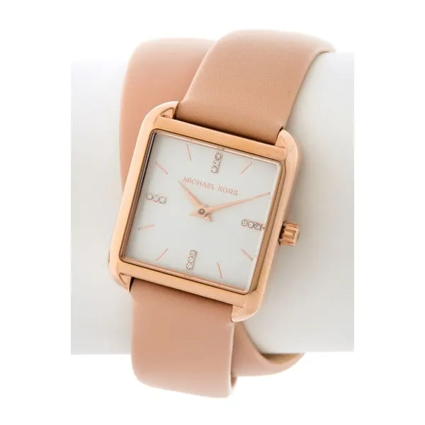 MICHAEL Michael Kors Women's Drew Leather Strap Watch