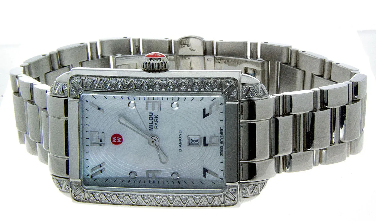 Michele Milou Park Diamond Watch