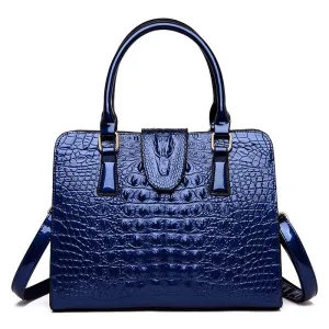 Middle-aged Women's Bag Simple Fashion Crocodile Pattern Ladies Bag Mother Bag Messenger Bag