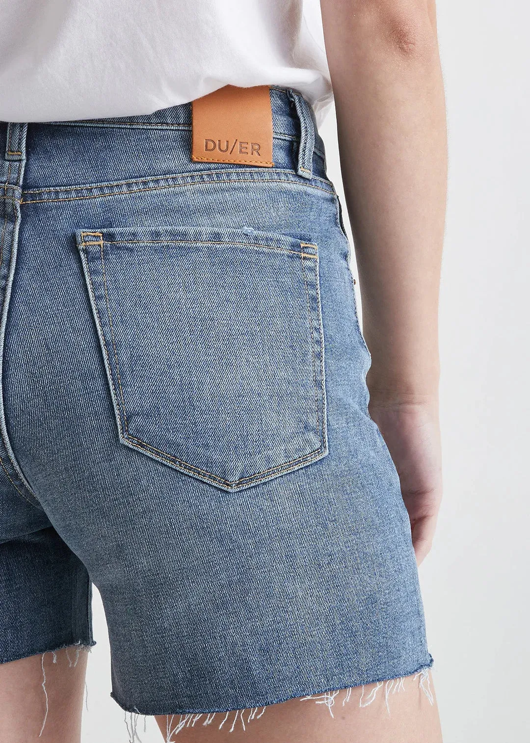 Midweight Performance Denim High Rise Short (Women's)