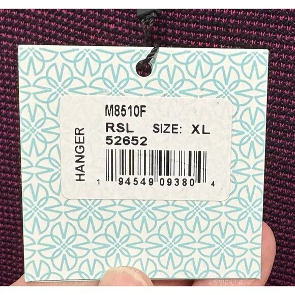 Ming Wang Sweater Women’s XL Pink Black Mock Neck NWT