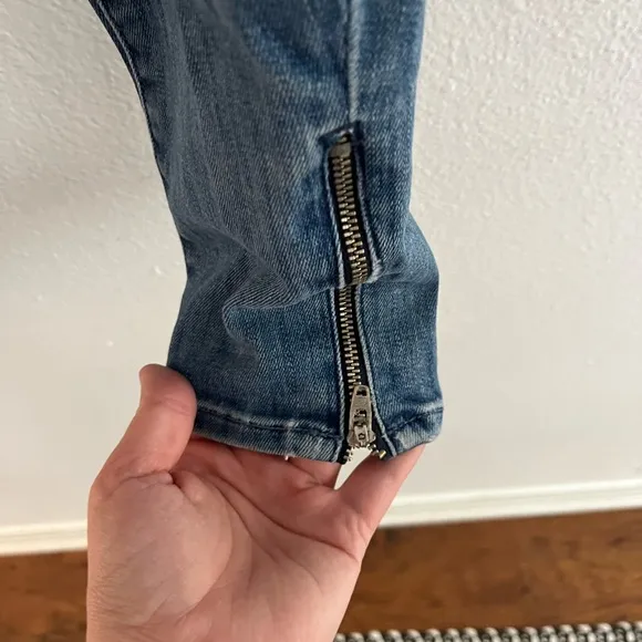 Mother the looker crop zip Women's Jeans size 27