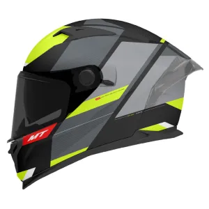 MT Braker SV Helmet Chento B3 Matt Black / Fluo Yellow