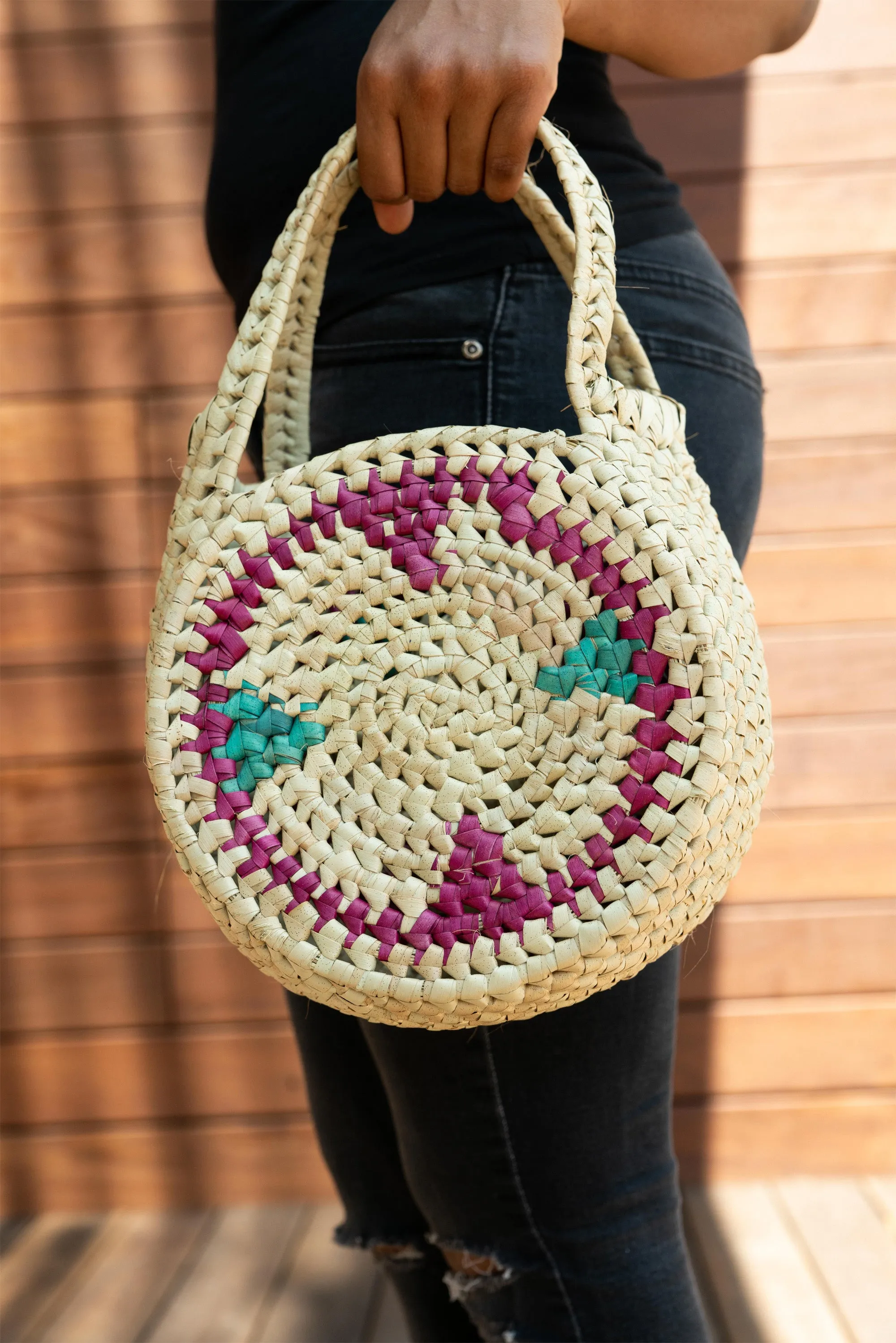 Mzuri Round Palm Bag