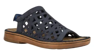 Naot Amadora Sandal Navy Velvet Nubuck