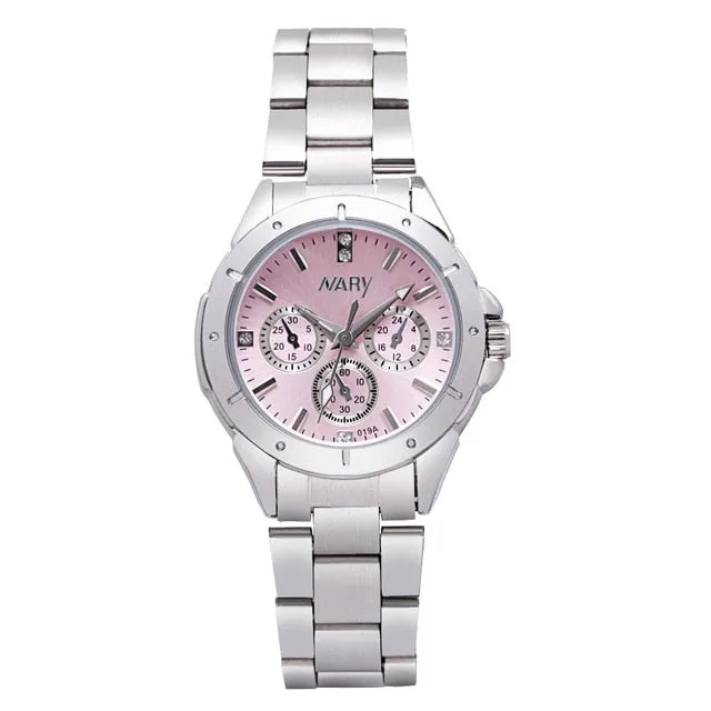 Nary Stainless Steel Women's Wristwatch