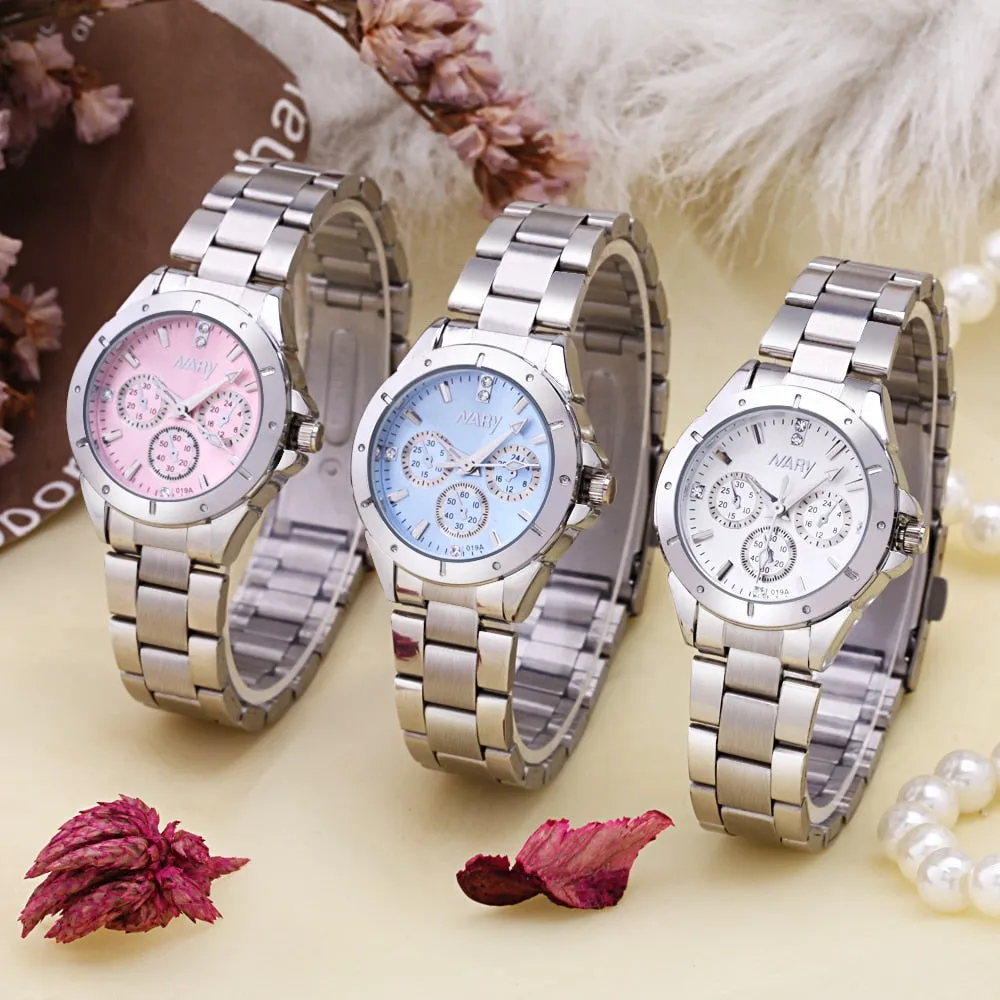 Nary Stainless Steel Women's Wristwatch