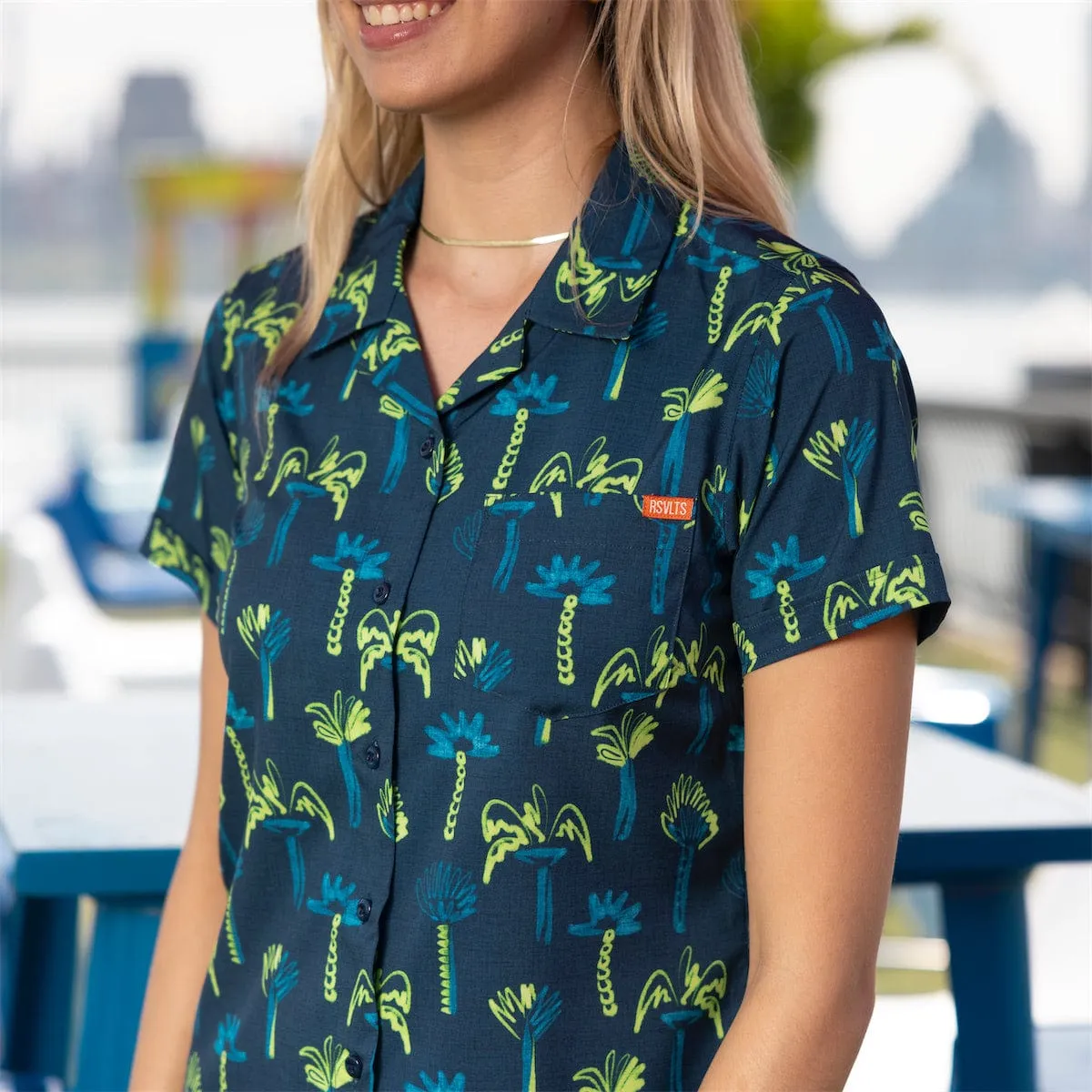 Neon Palmies – Women's KUNUFLEX Short Sleeve Shirt