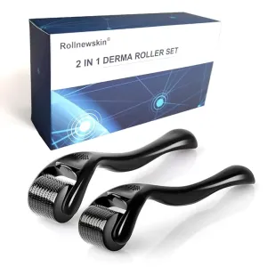 NEW 2 Pack Derma Roller Microneedle with 540 Titanium - Micro Needles Tool