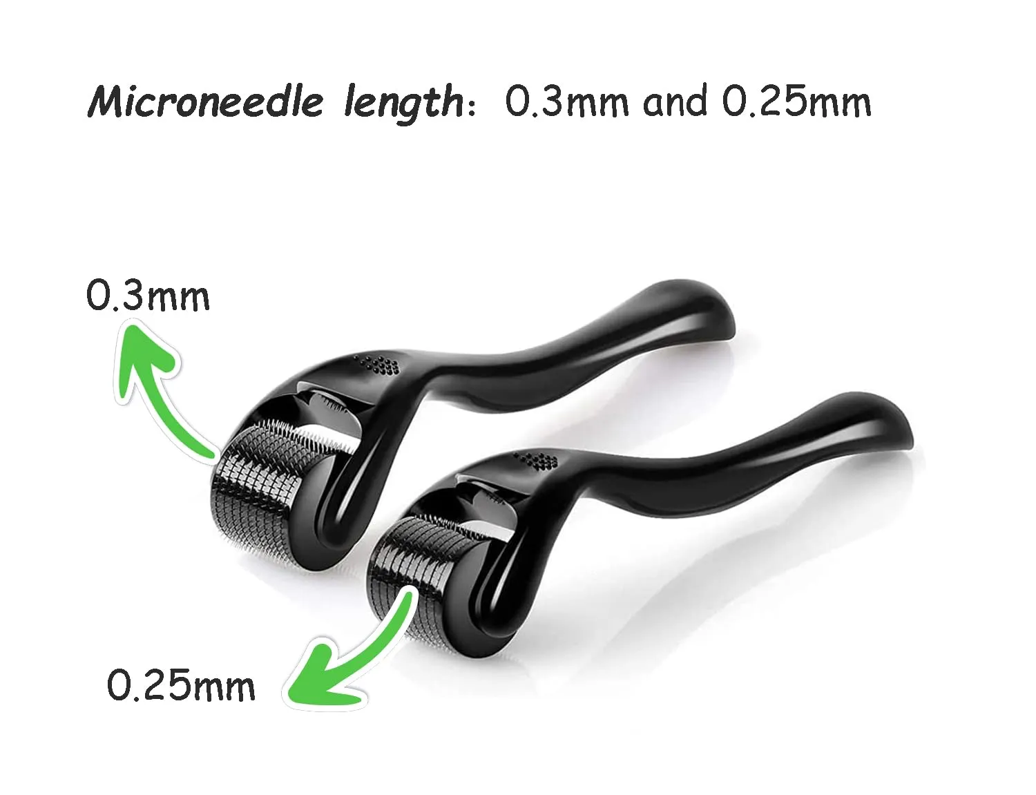 NEW 2 Pack Derma Roller Microneedle with 540 Titanium - Micro Needles Tool