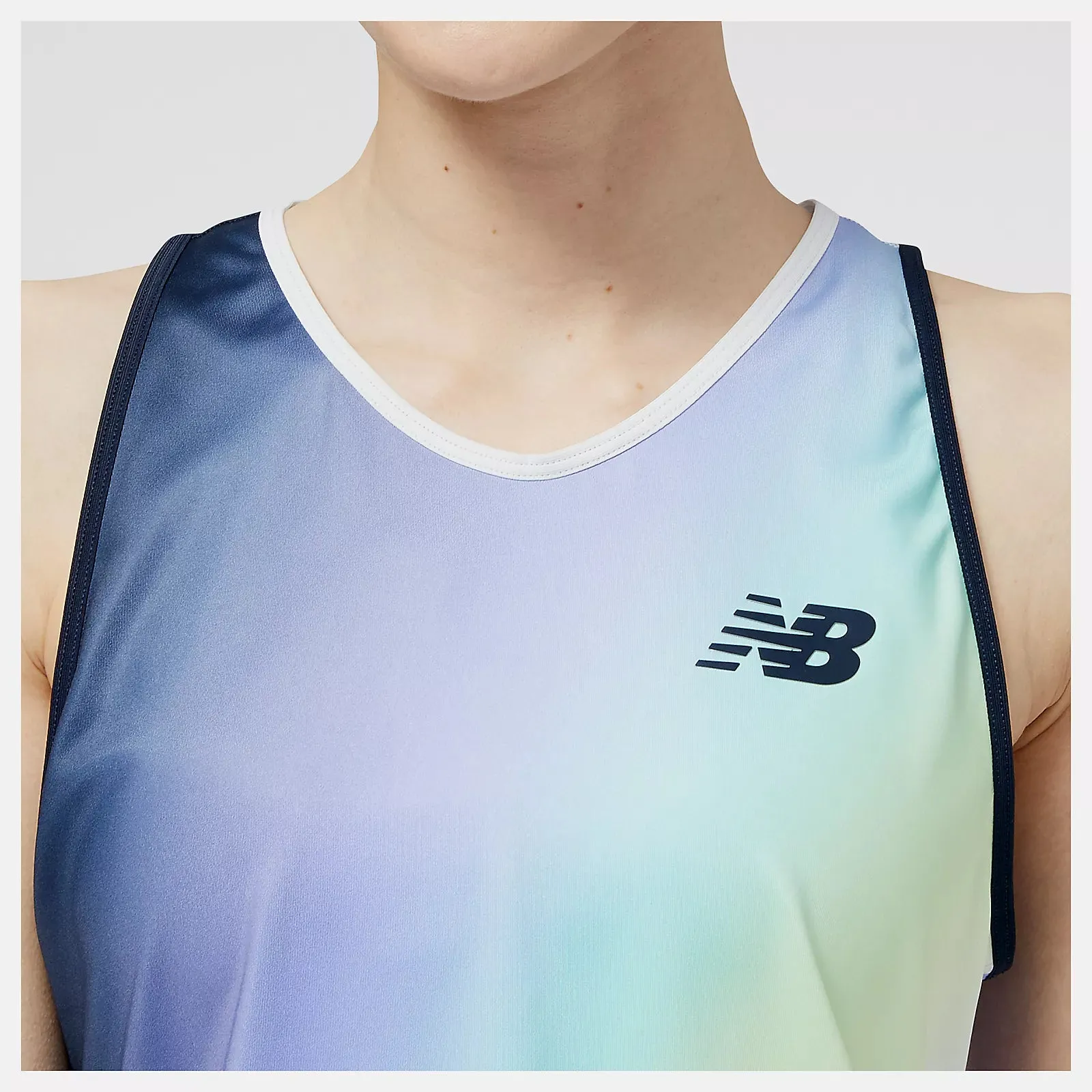 New Balance Printed Tournament V-Neck Tank
