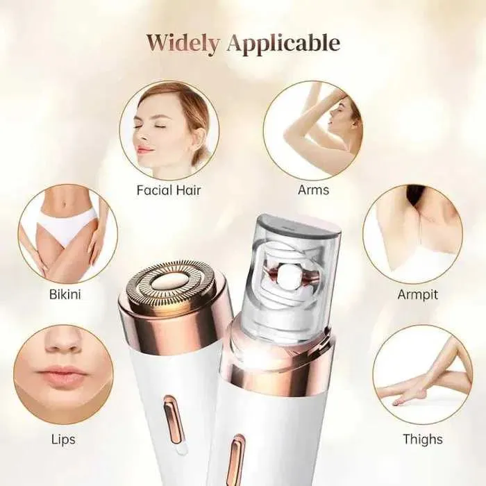 NEW Flend LE-701 Cordless Led Women's Epilator, Electric Facial Shaver with LED Light, Hair Removal Device for Face, Underarms, Legs, Arms, Bikini