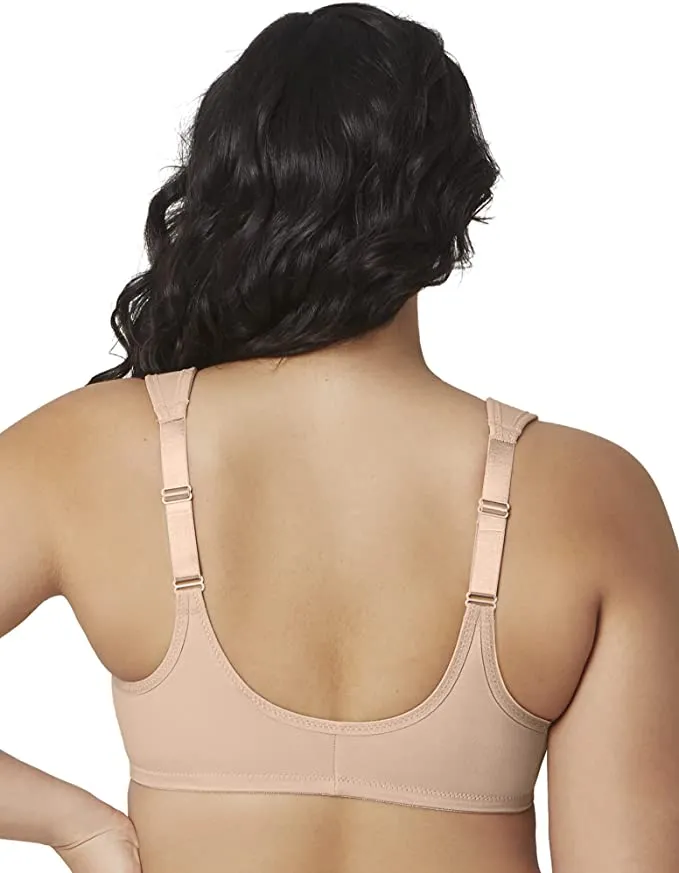 New Glamorise Women's Full Figure Plus Size Wonderwire Front Close Bra, Cafe, Sz 38G! Also Fits 40DDD, 42DD, 44D, 46C, 48B! Retails $70 