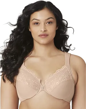 New Glamorise Women's Full Figure Plus Size Wonderwire Front Close Bra, Cafe, Sz 38G! Also Fits 40DDD, 42DD, 44D, 46C, 48B! Retails $70 