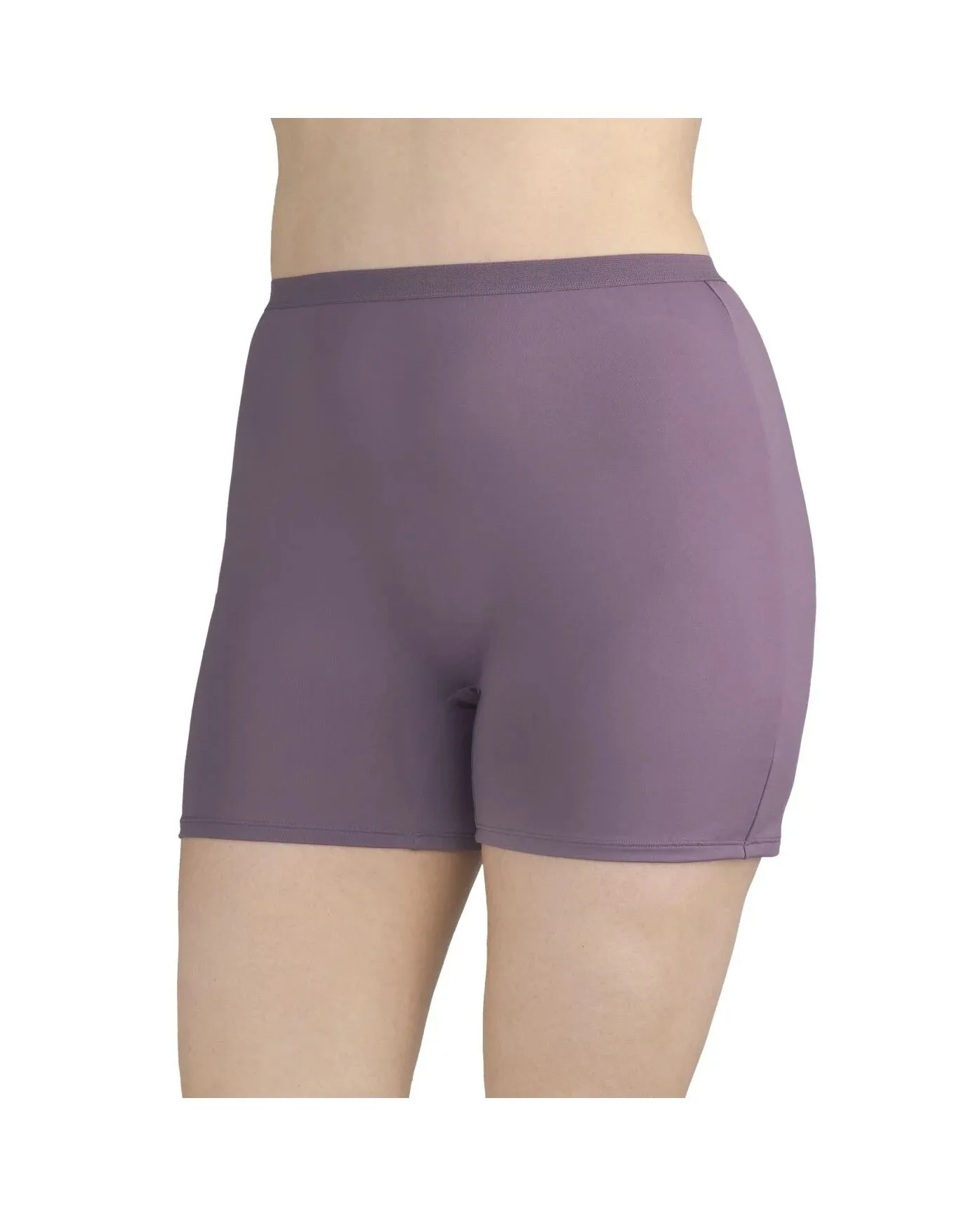 New in Eco package! Women's Fit for Me Plus Size Microfiber Slip Short Panty, 4 Pack, Sz 11, Fits 22/24w!