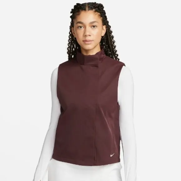 Nike Repel‎ Women's Burgundy Water Resistant Performance NWT Golf Vest Size XS