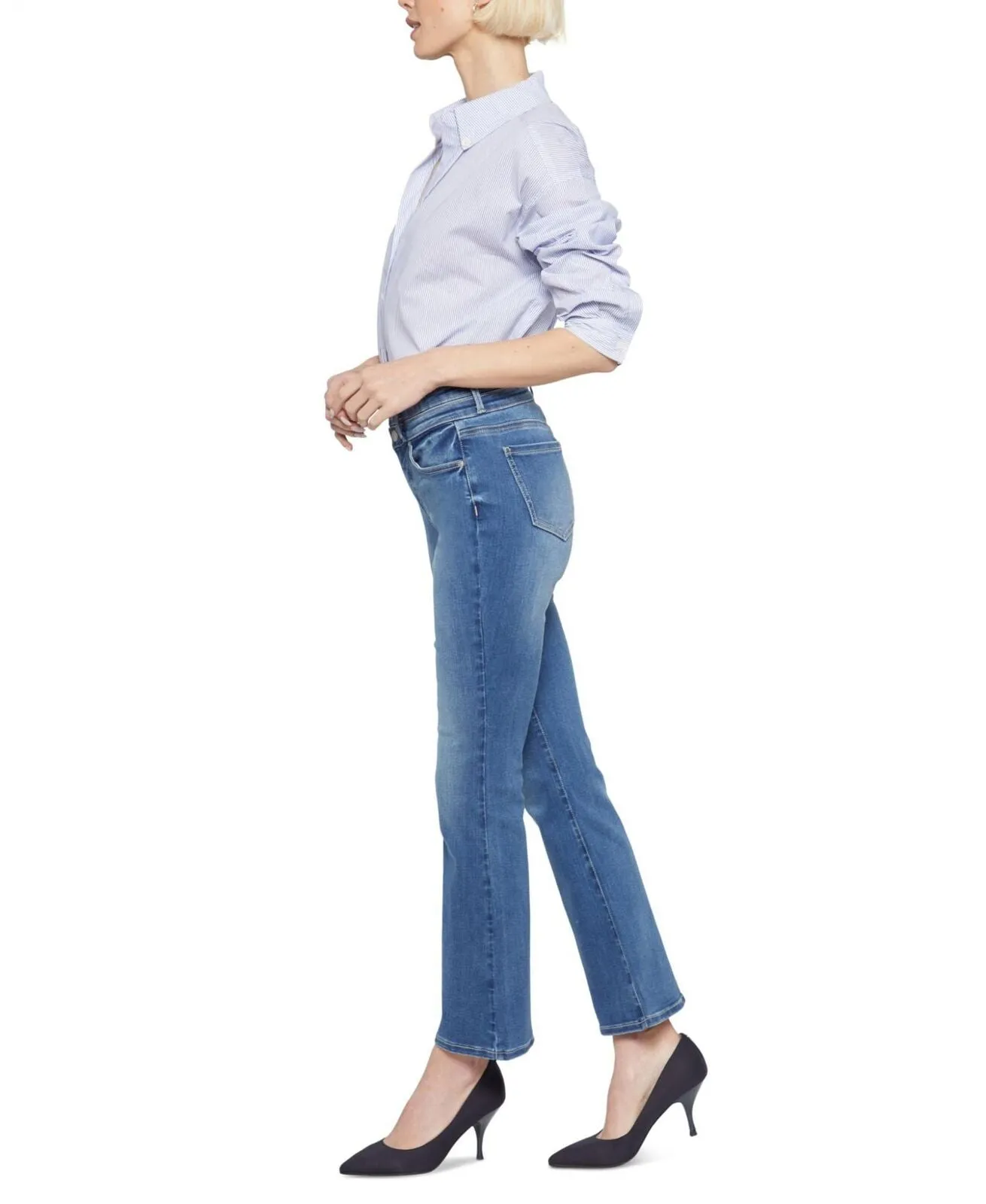 NYDJ Women's High Rise Ava Flared Jeans MHYT8623