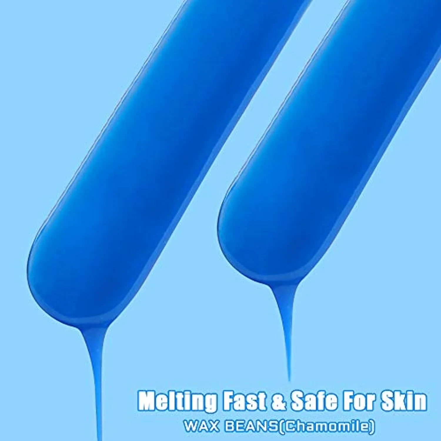Oakeer Waxing Kit Hair Removal Women Men Wax Warmer Hair Removal at Home with 6 Bags Wax Beans Body Waxing for Eyebrows Nose Cheeks Arms Bikinis Legs 62 Accessories