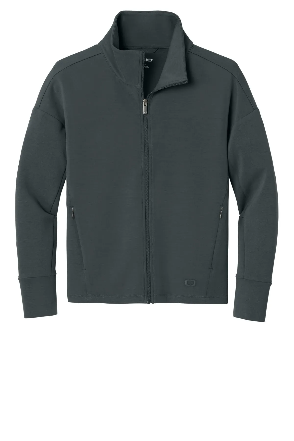 OGIO Women's Transcend Full-Zip LOG860 Tarmac Grey