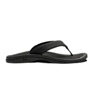 Olukai Womens 'Ohana Black/Black Sandals